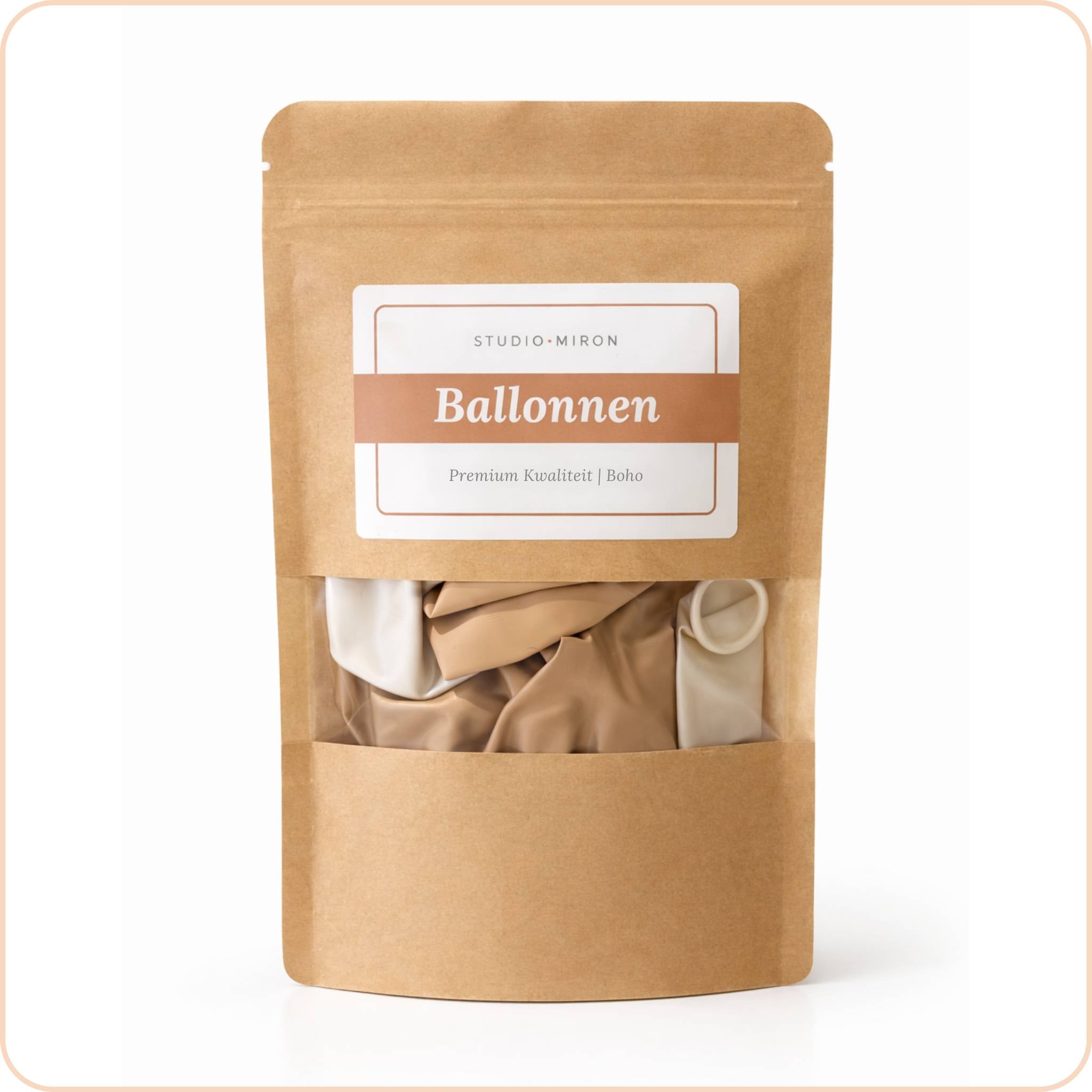 Ballonnen - Boho Kleurenmix met Welcome Baby (12 Stuks)