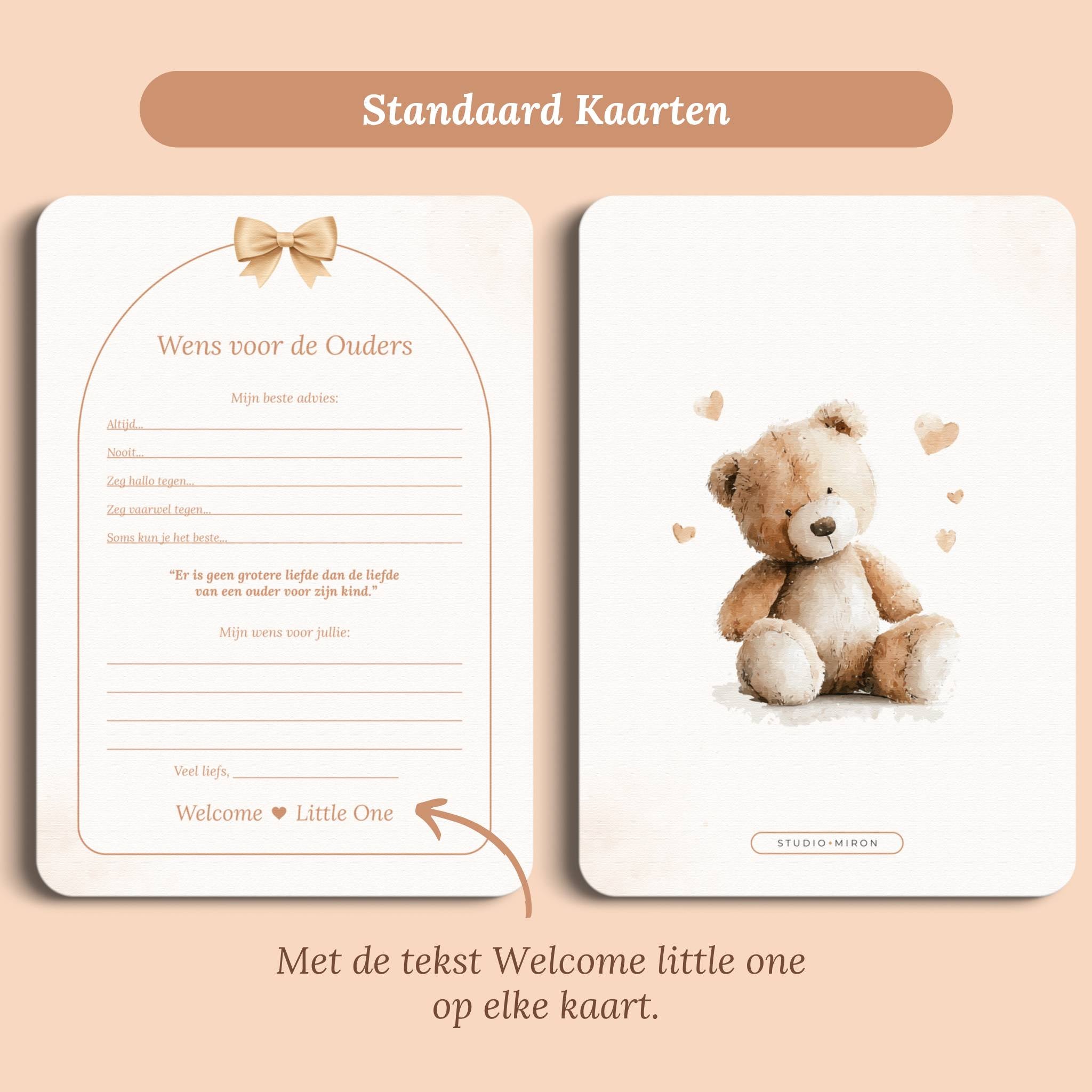 Cartes Baby Shower à Remplir – Pour les Parents | Nœud Boho