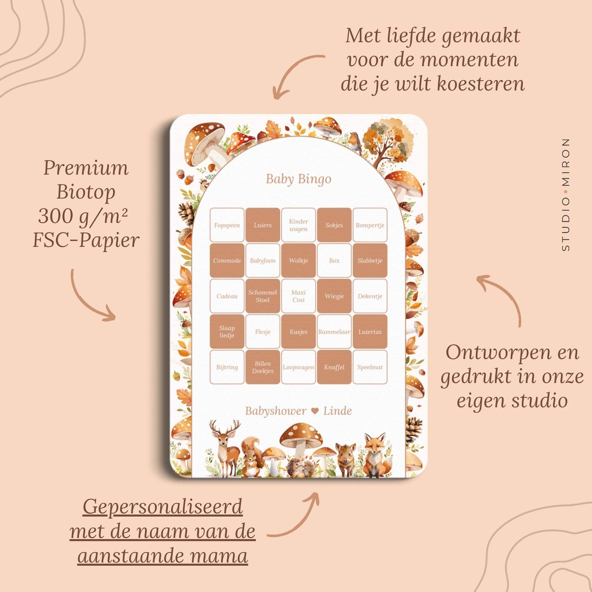 Baby Bingo | Bosdieren